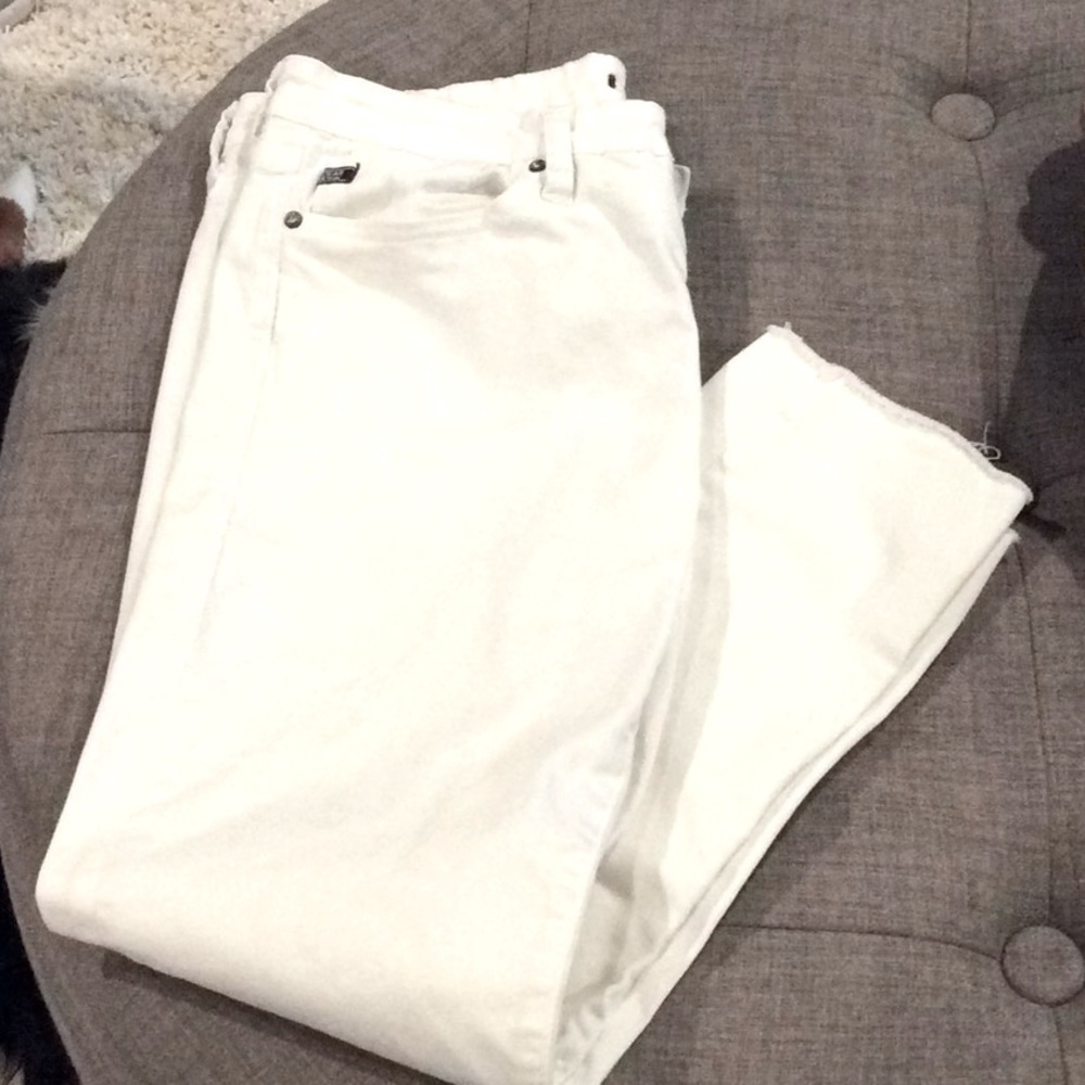 Dear John White ankle jeans